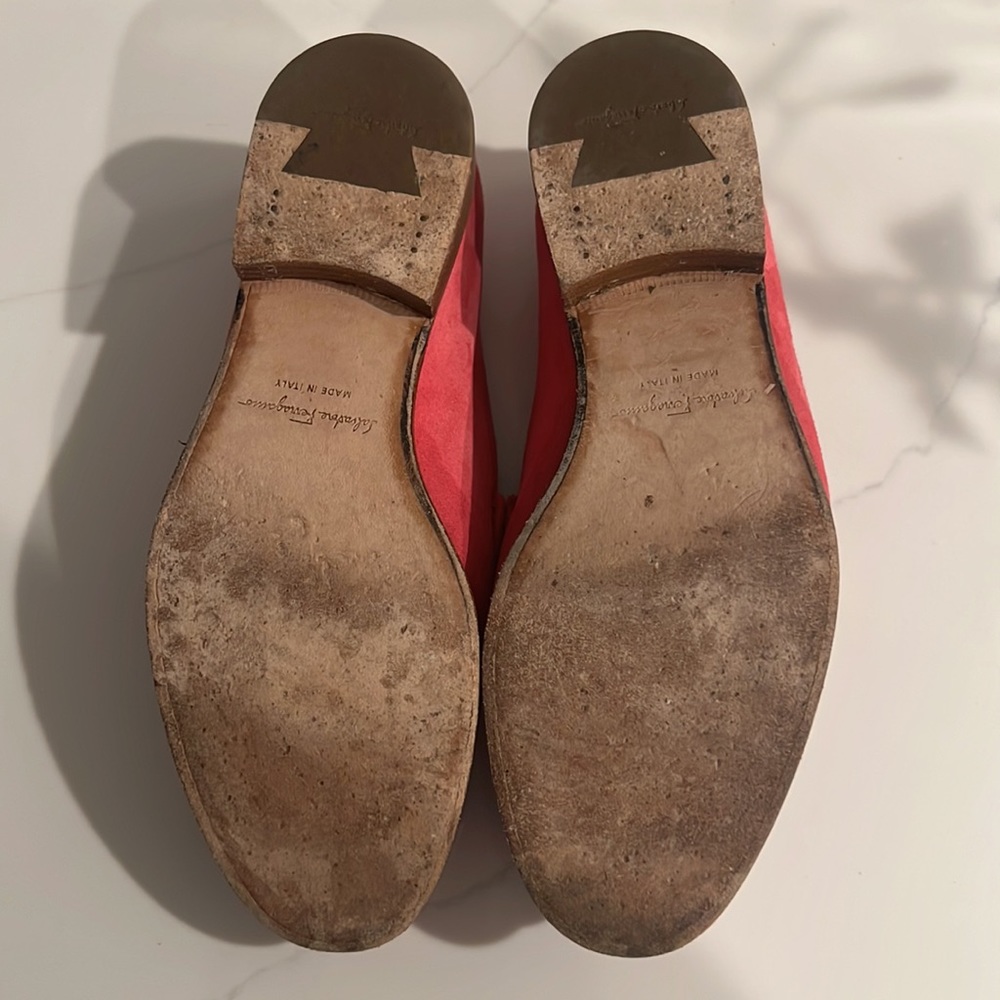 💗Salvatore Ferragamo hot pink loafers - Picture 4 of 12